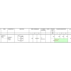 Computervogn med skuffer – Lara, hvid