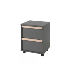 Computervogn med skuffer – London, antracit