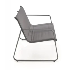 CONOR havemøbelsæt (sofa + 2 stole + sofabord), MørkeGrå/lyseGrå