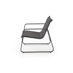 CONOR havesæt sofa + 2 stole + sofabord - mørkegrå og lysegrå