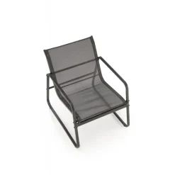 CONOR havesæt sofa + 2 stole + sofabord - mørkegrå og lysegrå