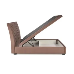 CONTINENTAL 1 160x200 seng med opbevaring Beige Velour - Monolith 09