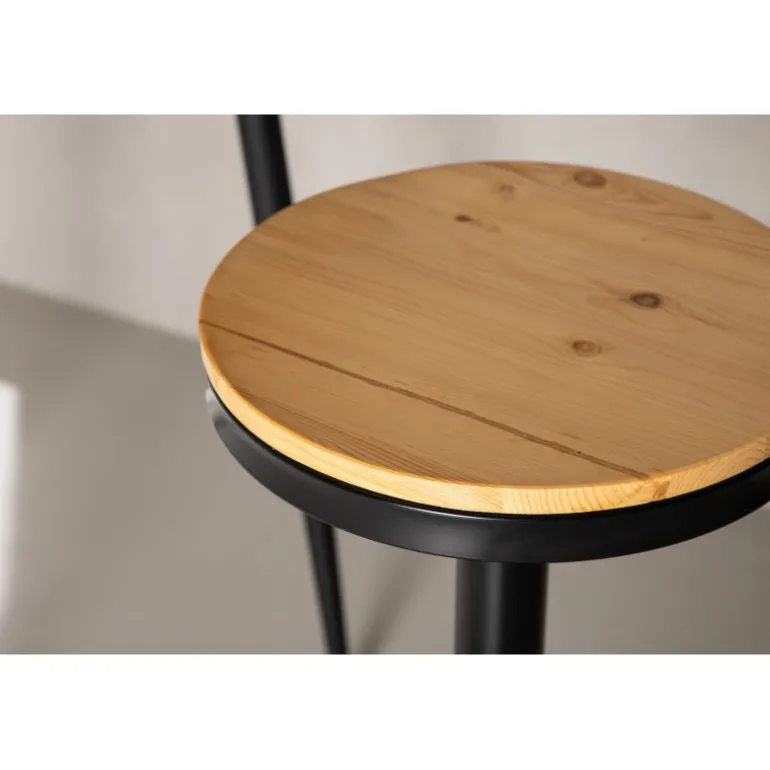 Conway Barstol - Sort og Natur