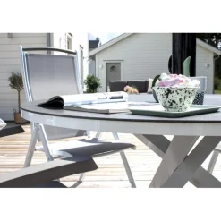 Copacabana Bord - Grå,Hvid