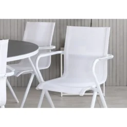 Copacabana Rundt Loungesæt - Havemøbelsæt - Grå,Hvid