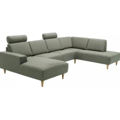 Copenhagen Hjørnesofa med chaiselong Venstrevendt - Grøn Stof