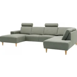 Copenhagen Hjørnesofa med chaiselong Venstrevendt - Grøn Stof