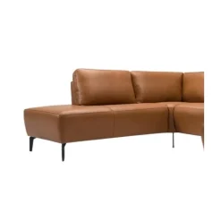 Copenhagen LæderHjørnesofa Cognac - Højrevendt