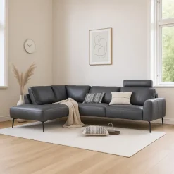 Copenhagen LæderHjørnesofa - Venstrevendt