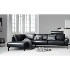 Copenhagen LæderHjørnesofa - Venstrevendt
