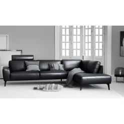 Copenhagen LæderHjørnesofa - Højrevendt