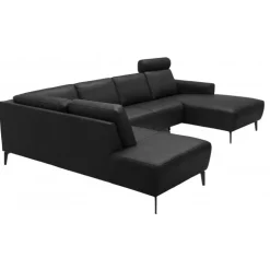 Copenhagen LæderHjørnesofa med chaiselong - Højrevendt