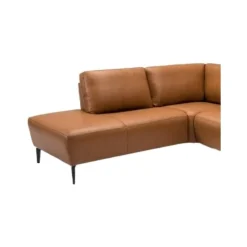 Copenhagen LæderHjørnesofa Cognac - Venstrevendt