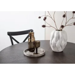 Copenhagen Runde Spisestuesæt - Sort og Mocca