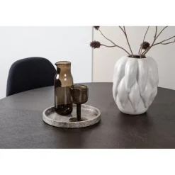 Copenhagen Rundt Spisebordssæt - Sort og Mocca