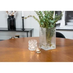 Copenhagen Rundt Spisebordssæt - Sort og Brun