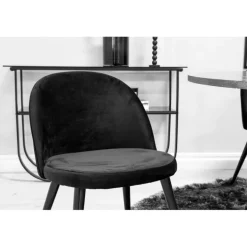 Copenhagen Rundt Spisebordssæt - Sort og Brun