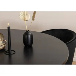 Copenhagen Rundt Spisebordssæt - Sort