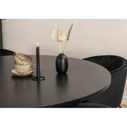 Copenhagen Rundt Spisebordssæt - Sort