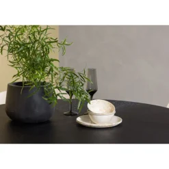 Copenhagen Rundt Spisebordssæt - Beige og Sort