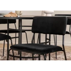 Copenhagen Rundt Spisebordssæt - Sort