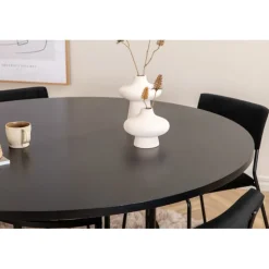 Copenhagen Rundt Spisebordssæt - Sort