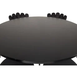 Copenhagen Rundt Spisebordssæt - Sort