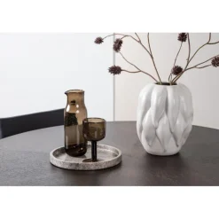 Copenhagen Rundt Spisebordssæt - Sort og Mocca