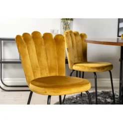 Copenhagen Rundt Spisebordssæt - Sort og Brun og Messing