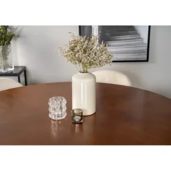 Copenhagen Rundt Spisebordssæt - Sort, Brun og Hvid