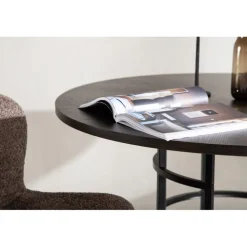 Copenhagen Rundt spisebord - Sort og Mocca