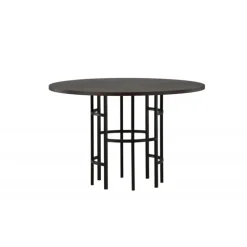 Copenhagen Rundt spisebord - Sort og Mocca