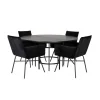 Copenhagen Rundt Spisestuesæt - Sort