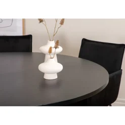 Copenhagen Rundt Spisestuesæt - Sort