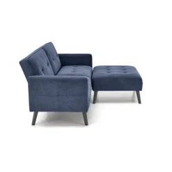CORNELIUS Sovesofa med skammel - blå
