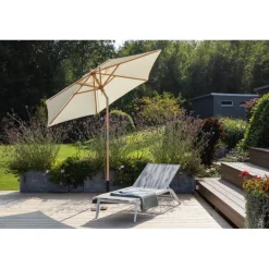 Corypho Parasol - Natur,Hvid