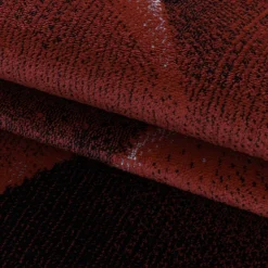 Costa Kortluvet tæppe Abstrakt - Rød