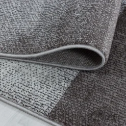 Costa Kortluvet tæppe Abstrakt Bølge - Brun