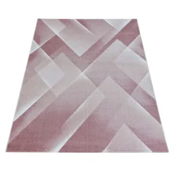 Costa Kortluvet tæppe Abstrakt - Pink