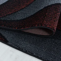 Costa Kortluvet tæppe Bølge - Rød