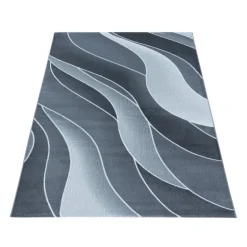 Costa Kortluvet tæppe Bølge - Grå