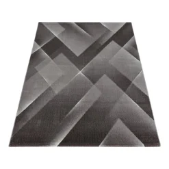 Costa Kortluvet Tæppeløber Abstrakt - Brun