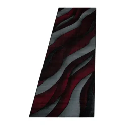 Costa Kortluvet Tæppeløber Bølge - Rød