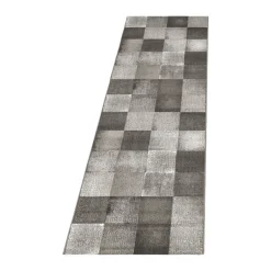 Costa Kortluvet Tæppeløber Abstrakt Bølge - Brun