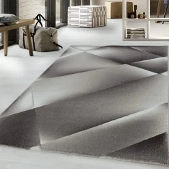 Costa Kortluvet Tæppeløber Abstrakt - Brun