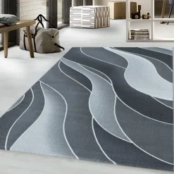 Costa Kortluvet Tæppeløber Bølge - Grå