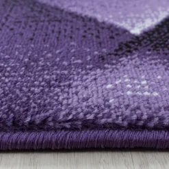 Costa Kortluvet Tæppeløber Abstrakt - Lilla