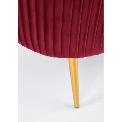 CROWN l. stol, - mørkerød