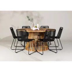 Cuman Rund Loungesæt - Havemøbelsæt