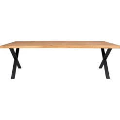 CURVE Spisebord Olieret eg 300x100cm med bølget kant